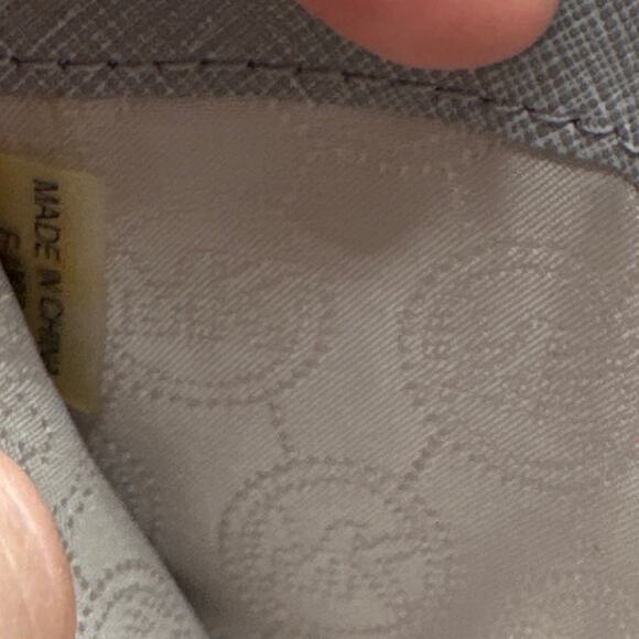 MICHAEL KORS Gray Zip Around Wallet - Picture 7 of 9